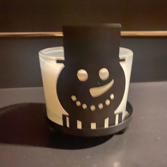 Other - Snowman Candle White